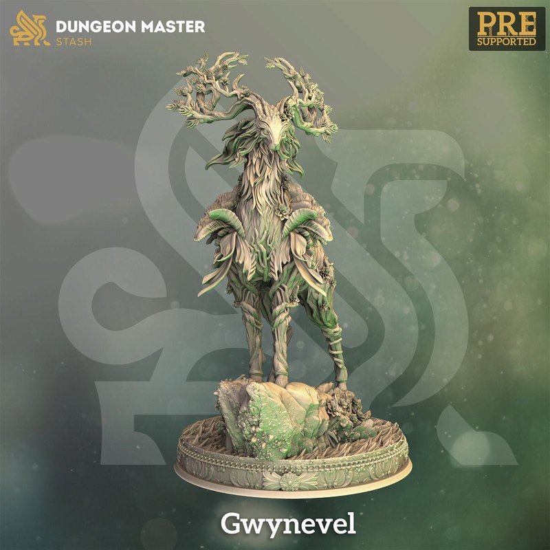 Gwynevel 3D-printed model