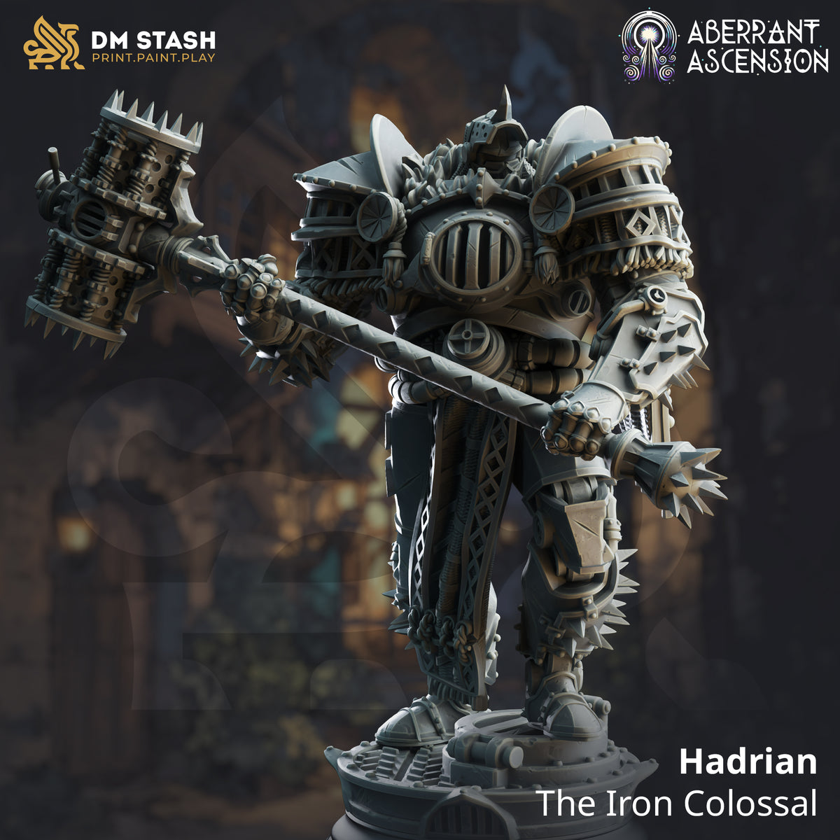 Hadrian - The Iron Colossal 3D-printed model