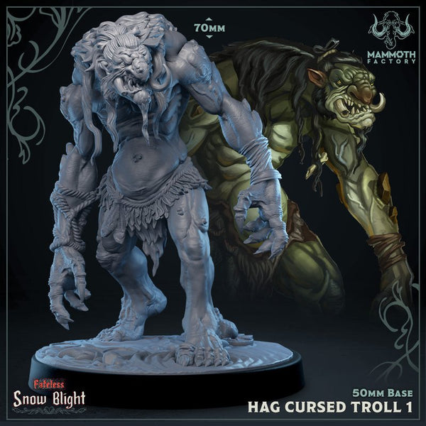 Hag Cursed Trolls 3D-printed model