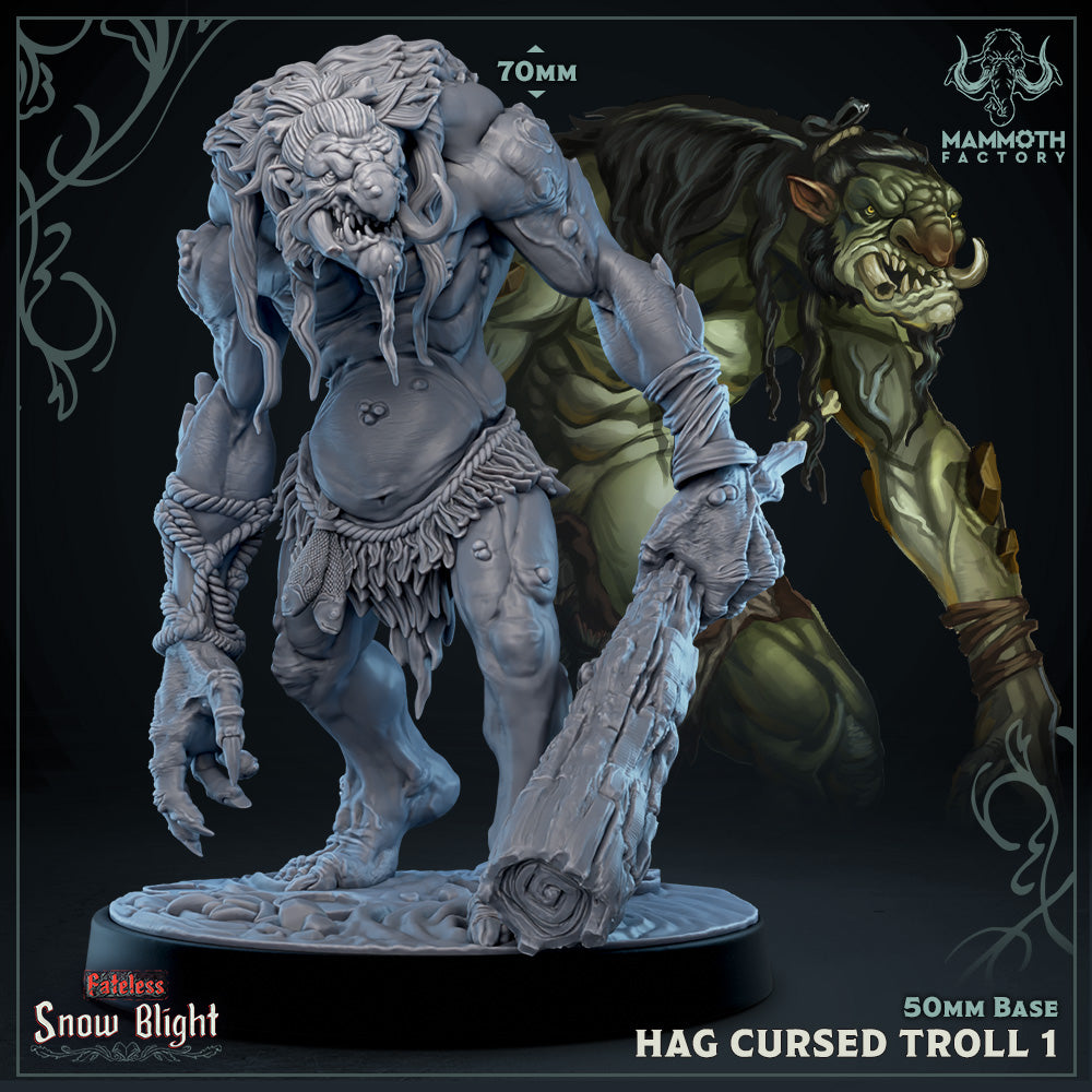 Hag Cursed Trolls 3D-printed model