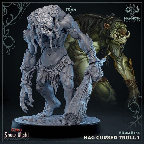 Hag Cursed Trolls 3D-printed model