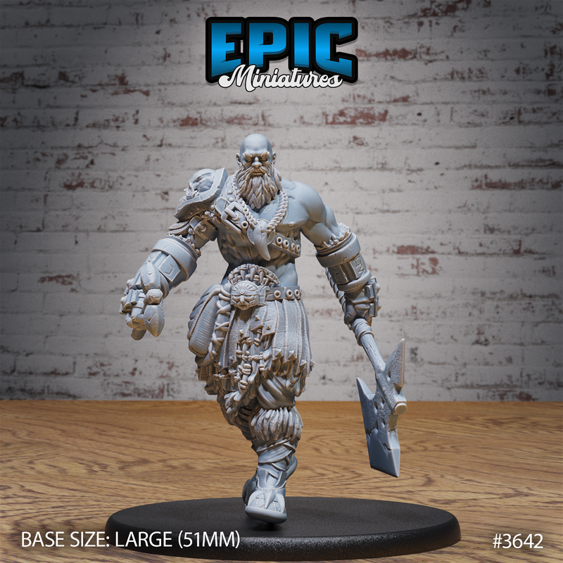 Half-Giant Barbarian 3D-printed model