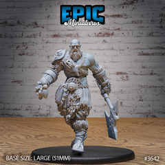 Half-Giant Barbarian 3D-printed model