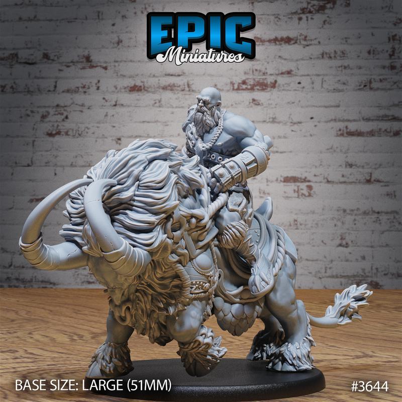 Half-Giant Barbarian 3D-printed model