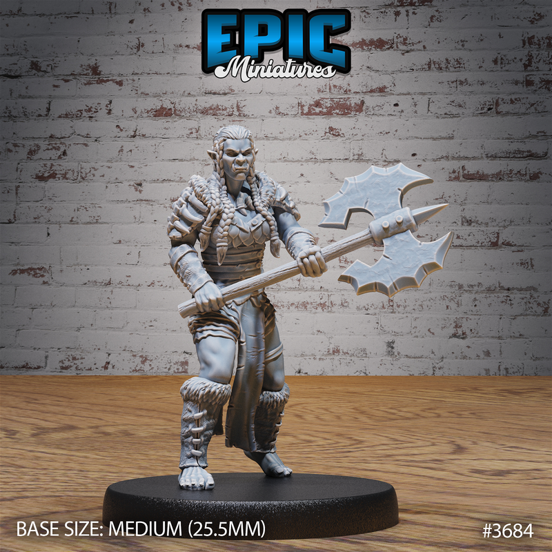 Half-Orc Marauder 3D-printed model