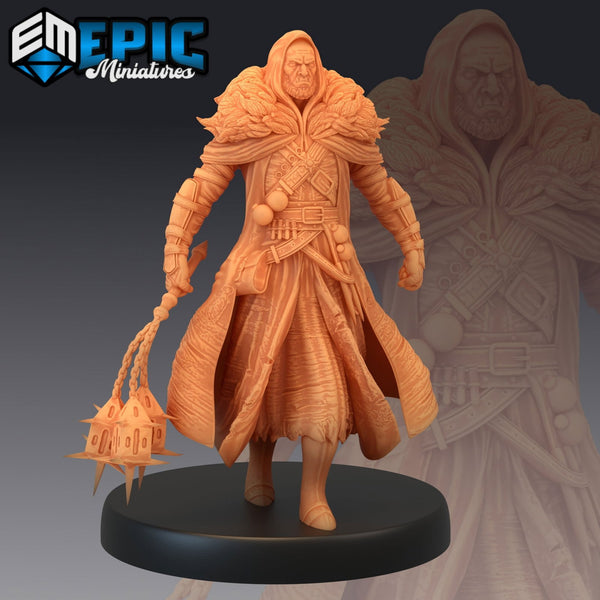 Half-Orc Witch Hunter Mace - The Printable Dragon