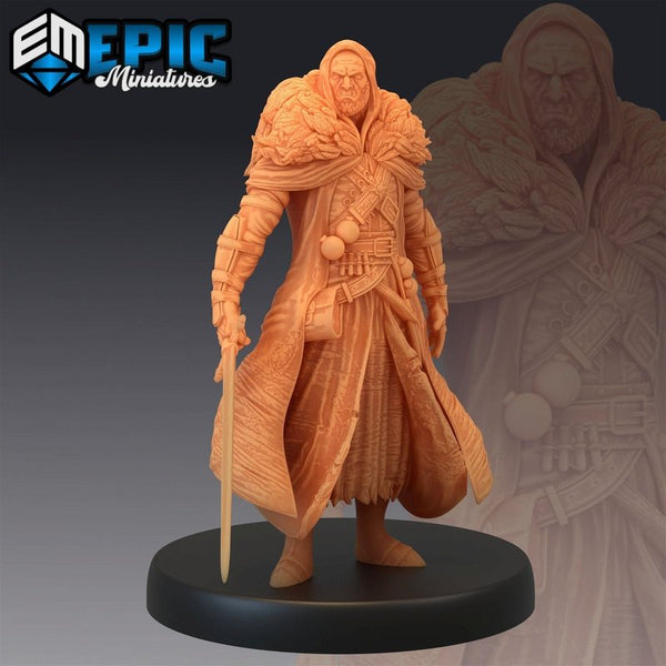 Half-Orc Witch Hunter Sword 3D-printed model