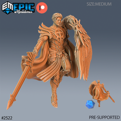 Half Angel Paladin 3D-printed model