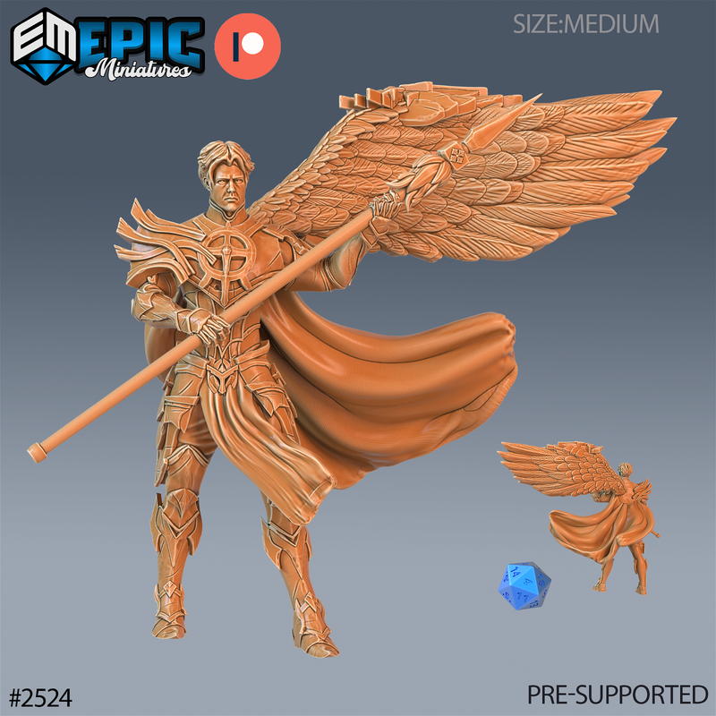 Half Angel Paladin 3D-printed model