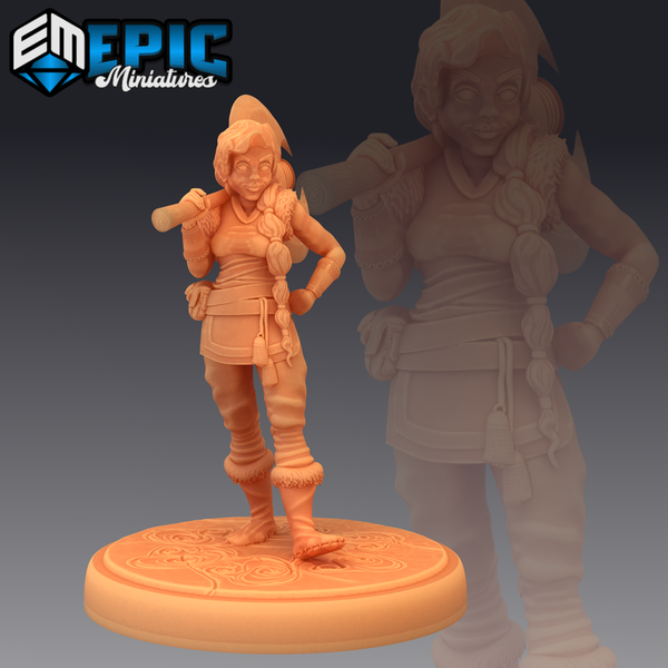 Half Dwarf Adventurer 3D-printed model