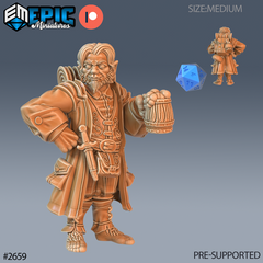 Halfing Adventurer 3D-printed model