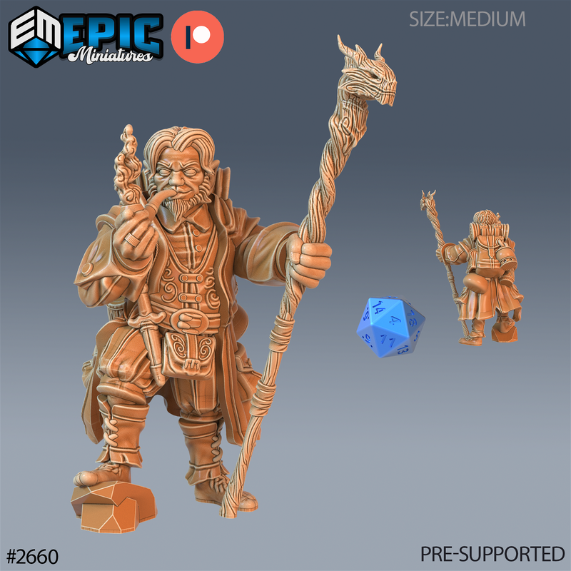 Halfing Adventurer 3D-printed model