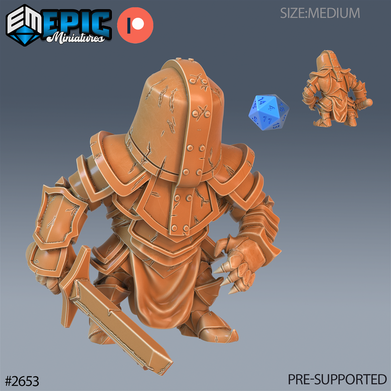 Halfing Juggernaut 3D-printed model