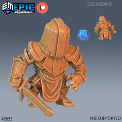 Halfing Juggernaut 3D-printed model