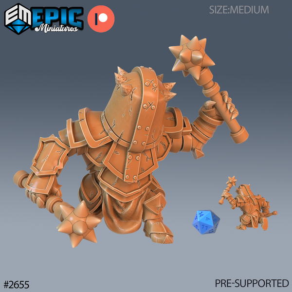 Halfing Juggernaut 3D-printed model