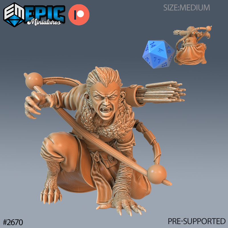 Halfing Skin Changer 3D-printed model