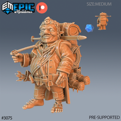 Halfing Travler 3D-printed model