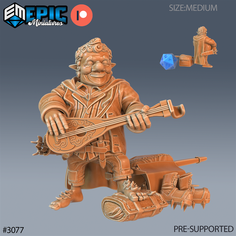 Halfing Travler 3D-printed model