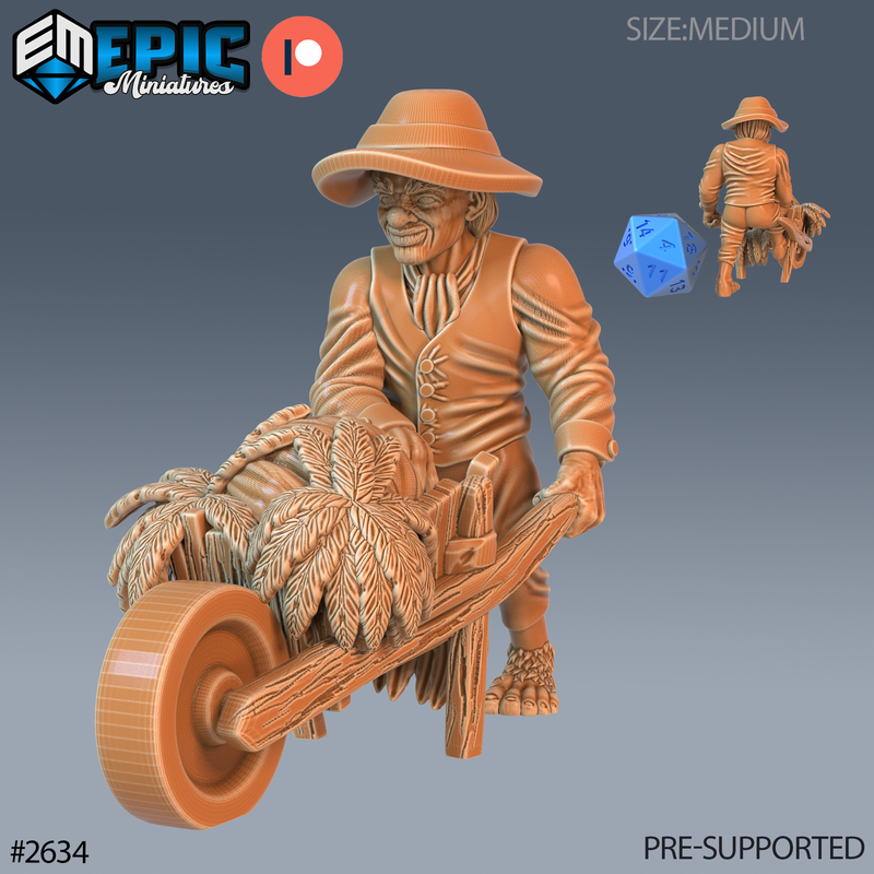 Halfing Villager 3D-printed model