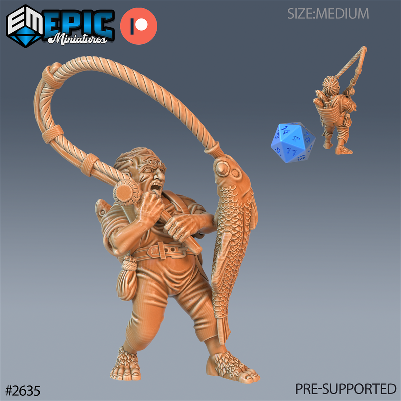 Halfing Villager 3D-printed model