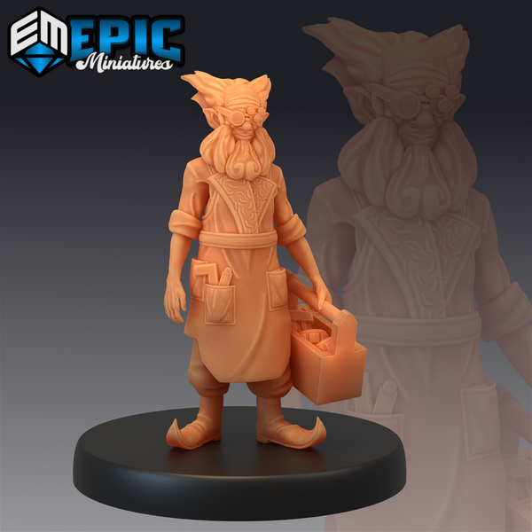 Halfling Inventor - The Printable Dragon