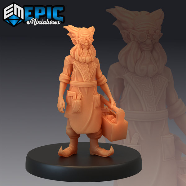 Halfling Inventor 3D-printed model