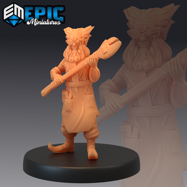 Halfling Inventor 3D-printed model