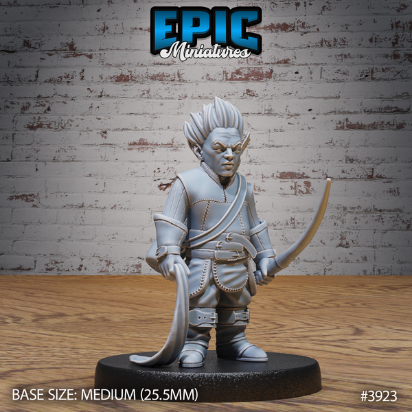 Halfling Rogue - The Printable Dragon
