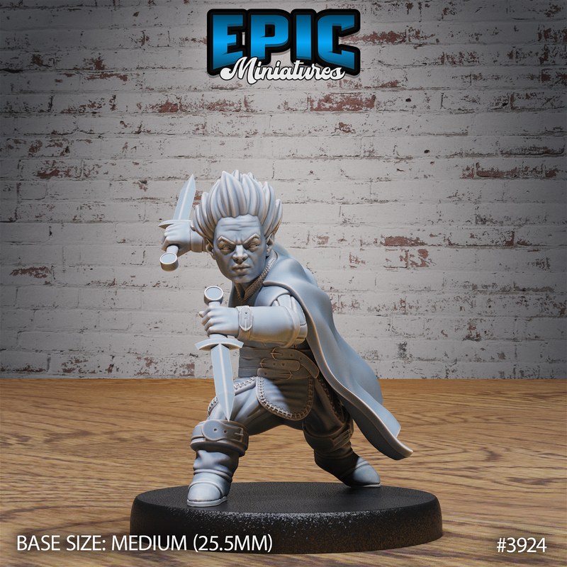 Halfling Rogue 3D-printed model