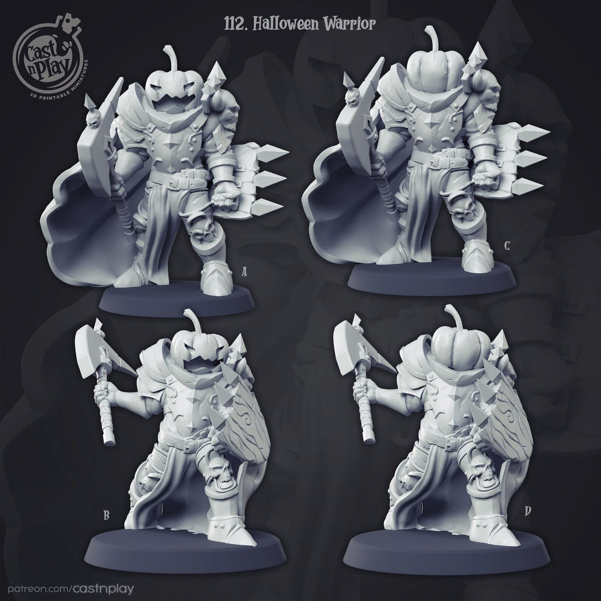 Halloween Warrior - The Printable Dragon
