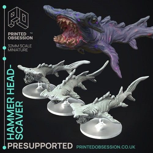 Hammer Head-Scaver 3D-printed model