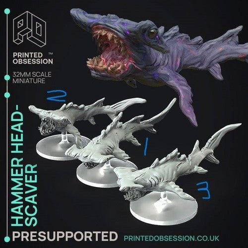 Hammer Head-Scaver 3D-printed model