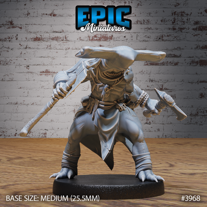 Hammershark folk 3D-printed model