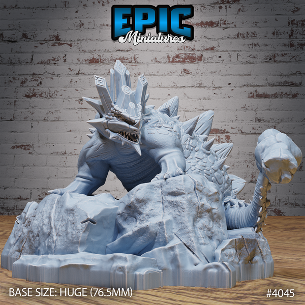 Hammertail Dinosaur 3D-printed model