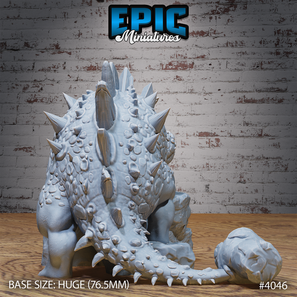 Hammertail Dinosaur 3D-printed model