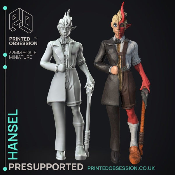 Hansel 3D-printed model