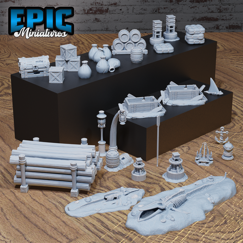 Harbor Scatter 3D-printed model