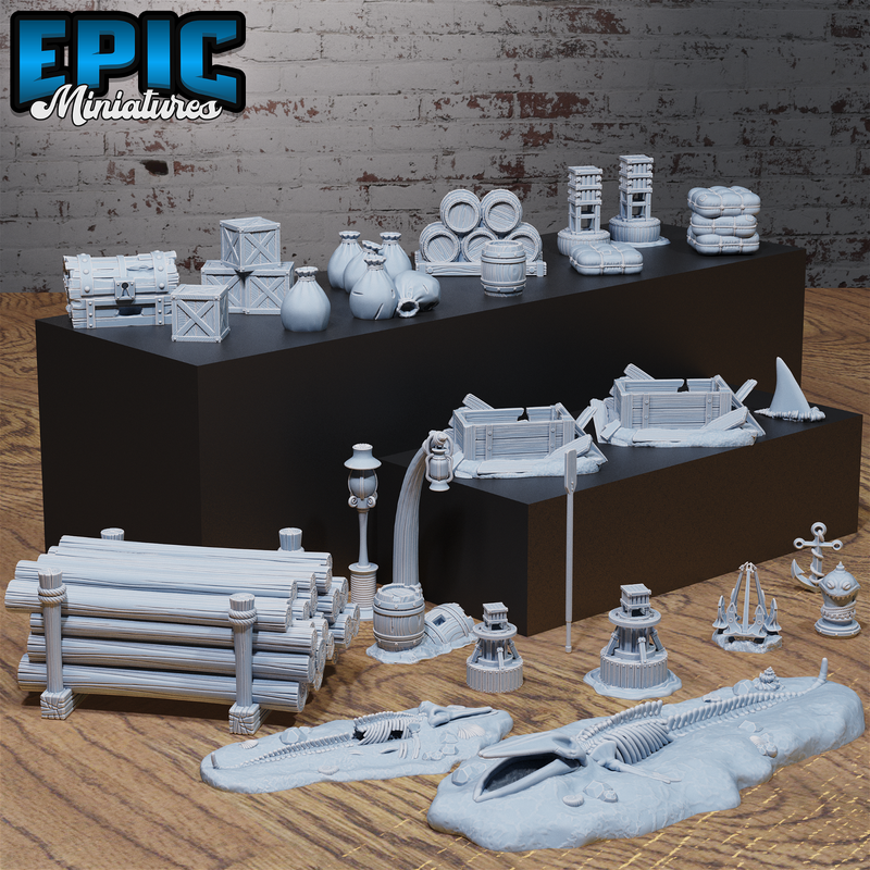 Harbor Scatter 3D-printed model