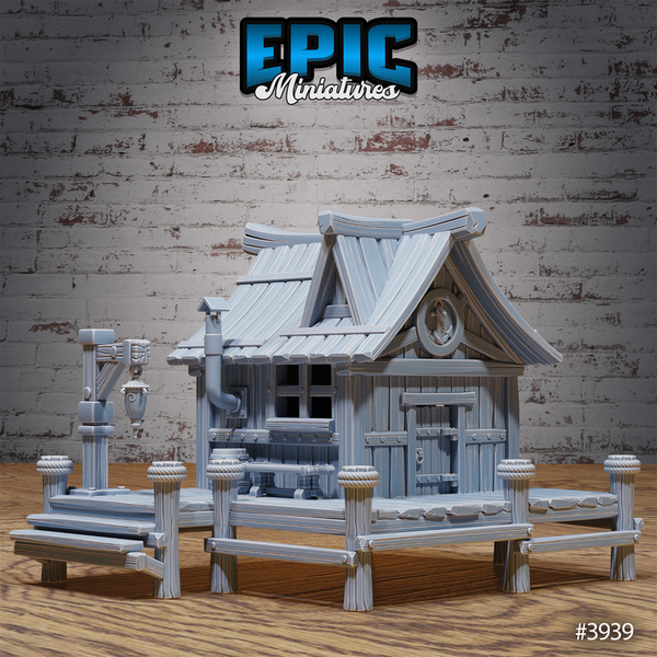 Harbour Building 3D-printed model