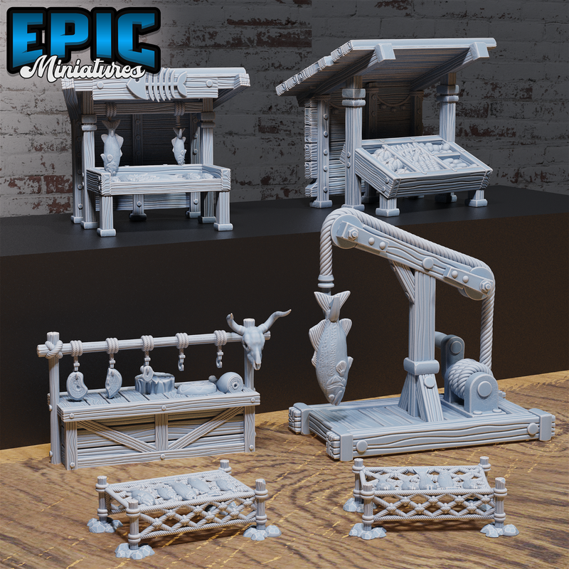 Harbour Merchant Props 3D-printed model