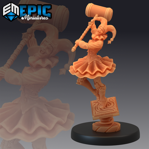 Harlequin 3D-printed model
