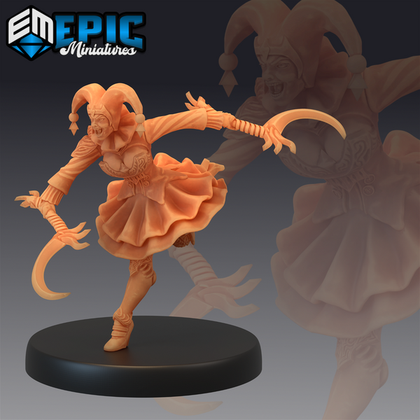 Harlequin 3D-printed model