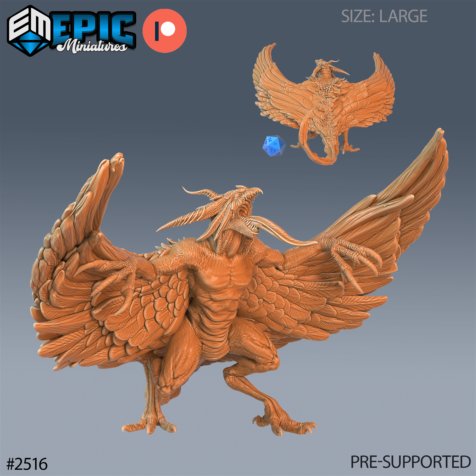 Harpy Beast - The Printable Dragon