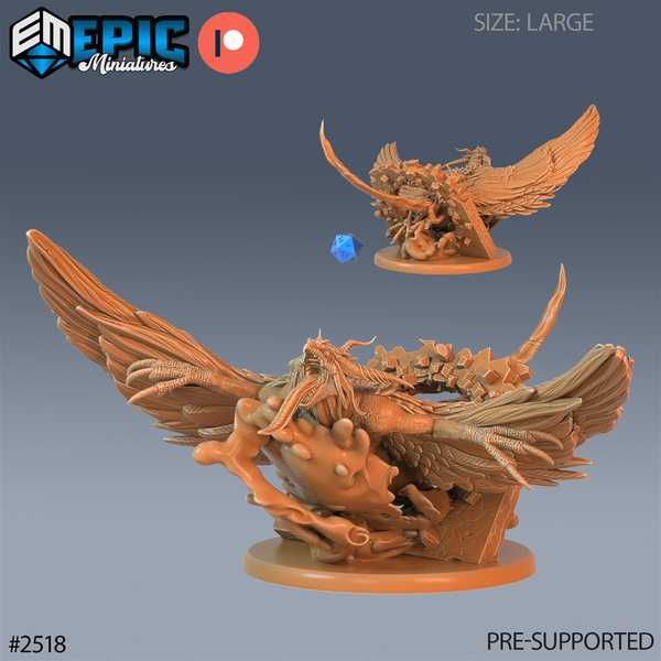 Harpy Beast 3D-printed model