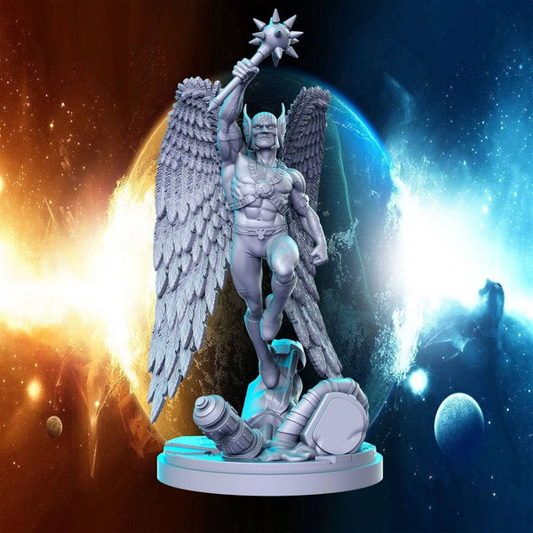 Hawkman 3D-printed model
