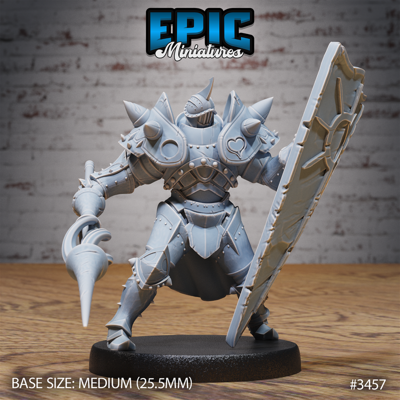 Heart Knight 3D-printed model