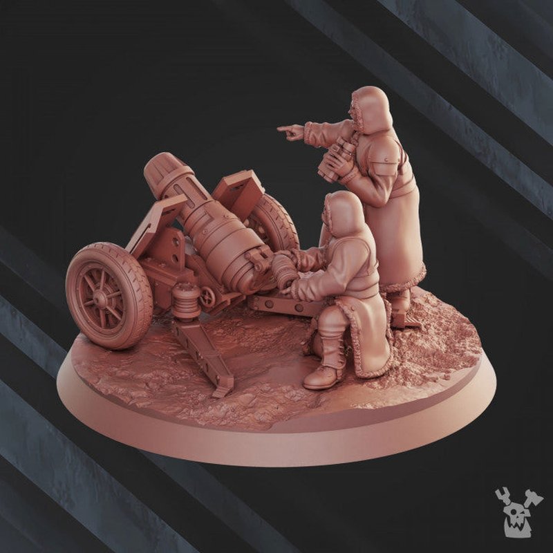 Heavy Fire Support Brigade Kit 3D-printed model