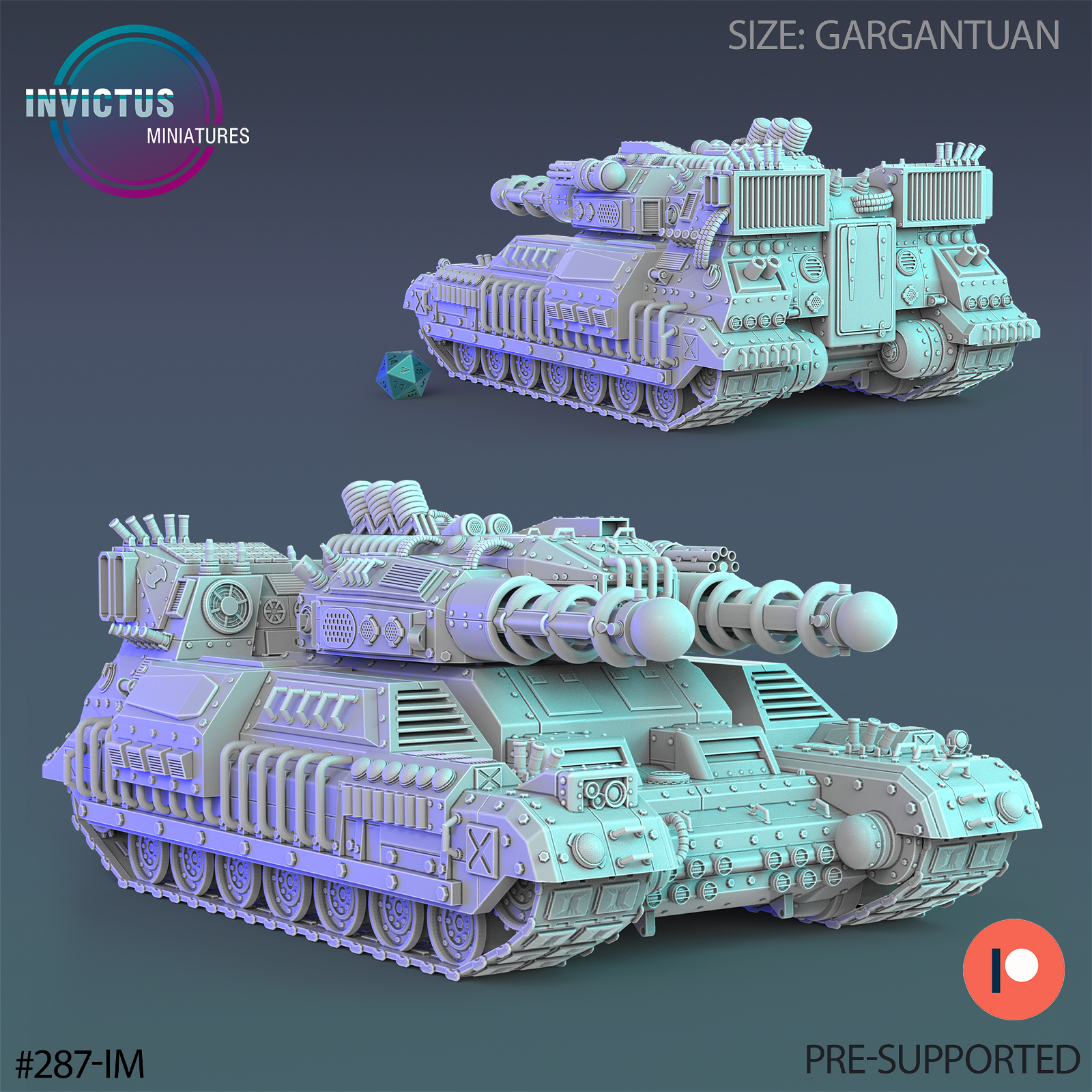 Heavy Laser Tank - The Printable Dragon