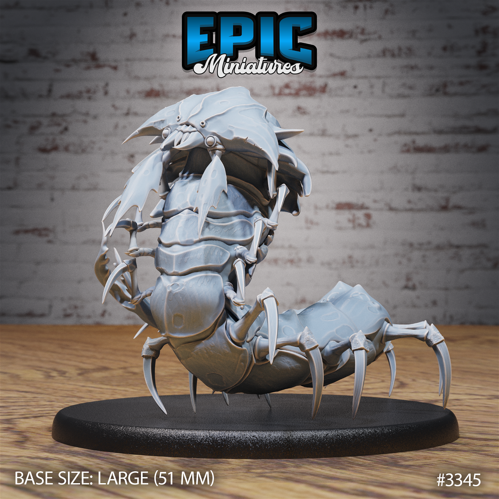 Hell Crawler Centipede - The Printable Dragon