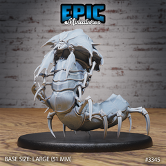 Hell Crawler Centipede 3D-printed model